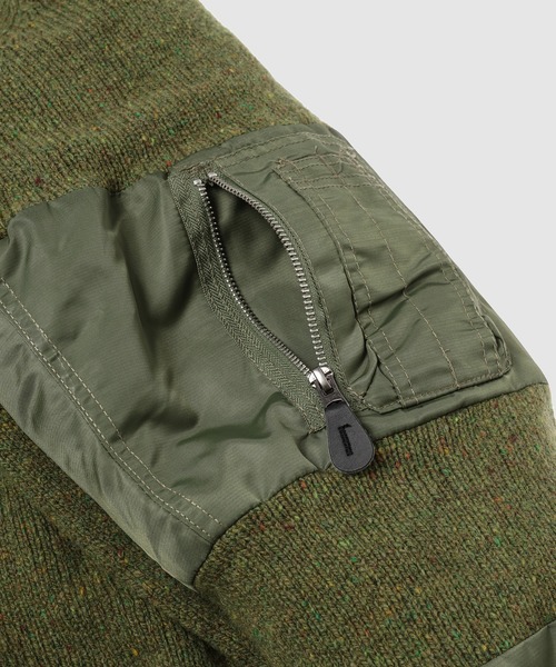 Bombersleevesweater メンズ レディースの画像
