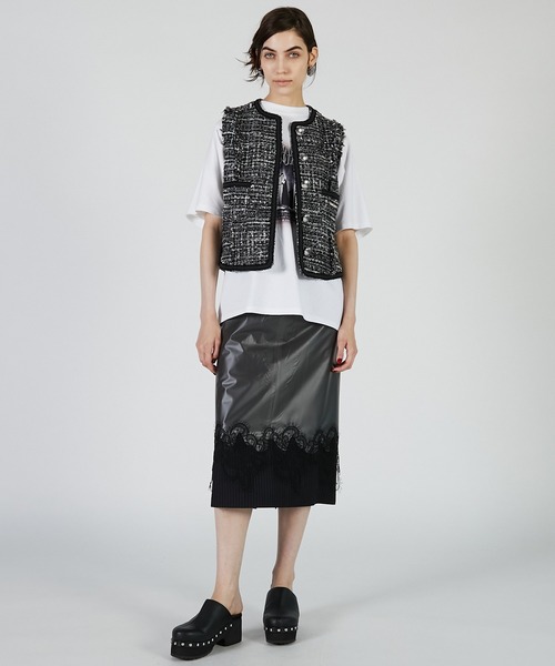 ベスト ジレ 「2025Autumn Pre-Order」ツイードベスト / Tweed Vest レディース PRANK PROJECT ベスト ジレ 「2025Autumn Pre-Order」ツイード