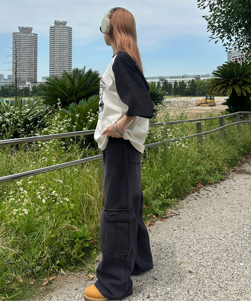 「sedacle」 半袖Tシャツ LARGE ブラウン メンズ