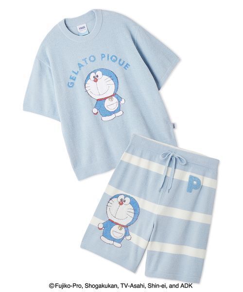 gelato pique パジャマ 「ドラえもん」「メンズ」ジャガードプル