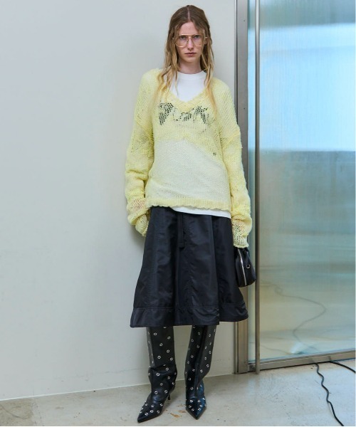 MAISON SPECIAL（メゾンスペシャル） スカート Belted 2way Flower Hem
