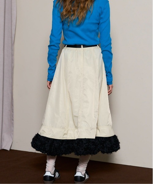 MAISON SPECIAL（メゾンスペシャル） スカート Belted 2way Flower Hem