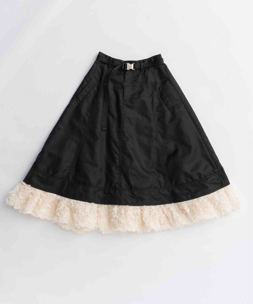 MAISON SPECIAL（メゾンスペシャル） スカート Belted 2way Flower Hem