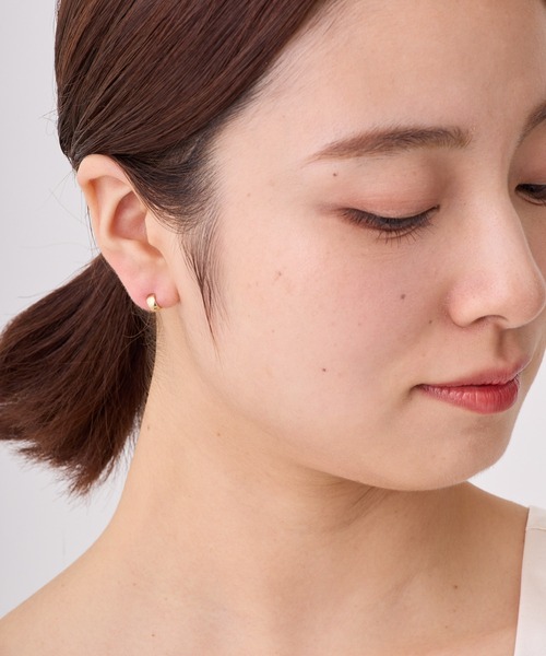 CALIN STANDARD ピアス 金属アレルギー対応made in japan「純金厚