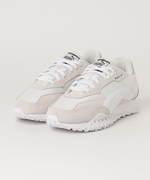 「PUMA」 ローカットスニーカー 25.0cm ホワイト×ホワイト レディース_画像6