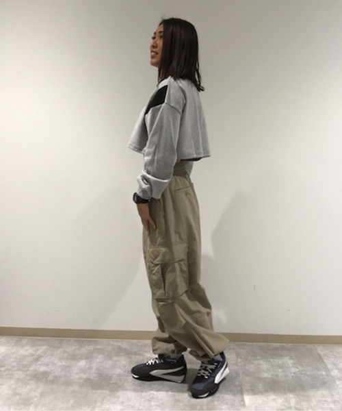 「PUMA」 ローカットスニーカー 25.0cm ホワイト×ホワイト レディース_画像7