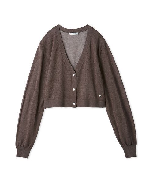 新品未使用　FRAY.I.D ホワイト シアーカーディガン フレイ アイディー FRAY I.D ドライタッチセミシアー