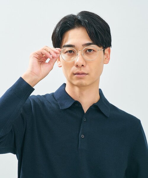 Zoff（ゾフ） 伊達メガネ メガネ 眼鏡 ボストン型 メガネ クラウン
