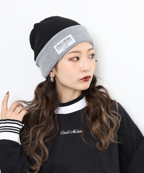 CECIL McBEE（セシルマクビー） ニット帽 ニットキャップ BEANEE