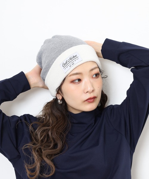 MONCLEニット帽 レア 完売品 UNISEX CECIL McBEE（セシルマクビー） ニット帽 ニットキャップ BEANEE