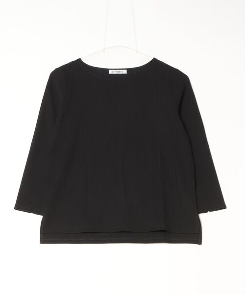 NEWYORKER（ニューヨーカー） tシャツ リブストレッチ クルーネック7分