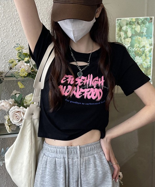 「HALEY PESCA」 半袖カットソー LARGE ホワイト レディース_画像8
