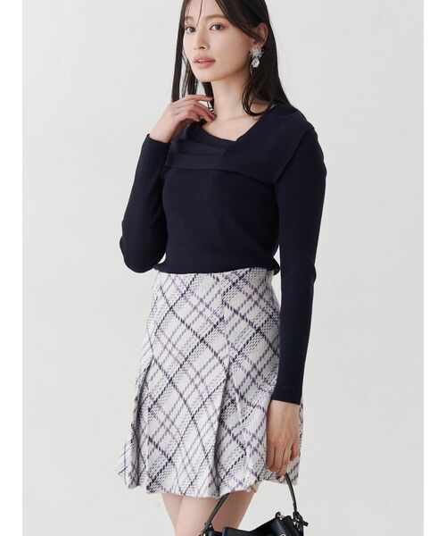 パンツ オリジナルロービングチェックミニスカパン レディース