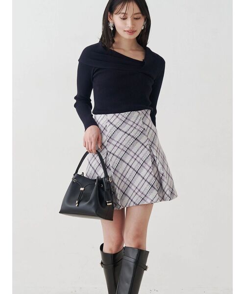 パンツ オリジナルロービングチェックミニスカパン レディース
