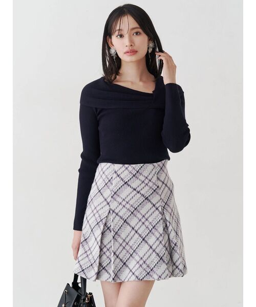 パンツ オリジナルロービングチェックミニスカパン レディース