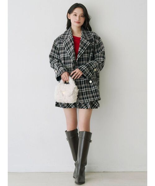 パンツ オリジナルロービングチェックミニスカパン レディース
