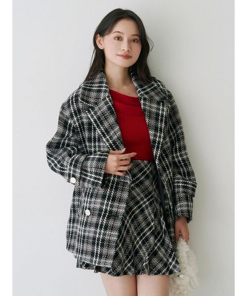 パンツ オリジナルロービングチェックミニスカパン レディース