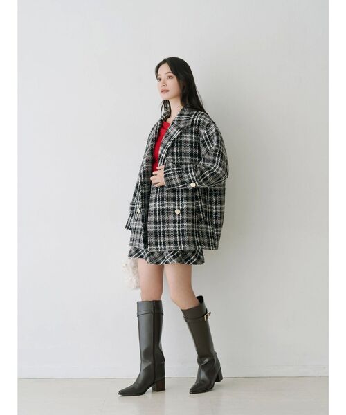 パンツ オリジナルロービングチェックミニスカパン レディース