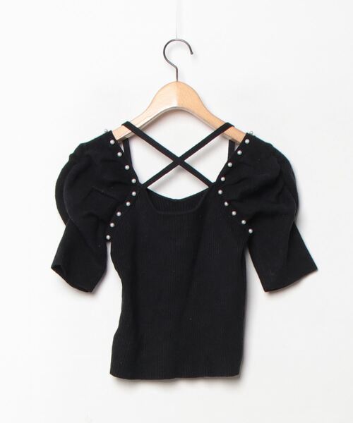 「RESEXXY」 半袖ニット FREE ブラック レディース_画像2