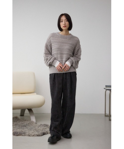 AZUL BY MOUSSY（アズールバイマウジー） ニット セーター メッシュ