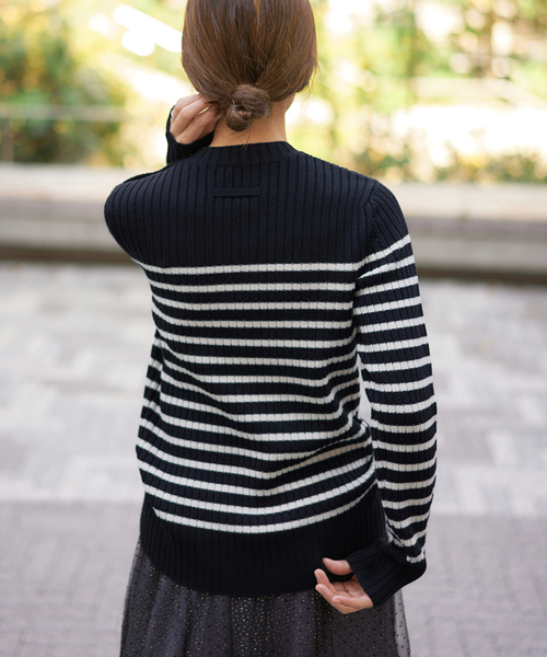 IENA（イエナ） ニット セーター ワイドリブプルオーバー レディース