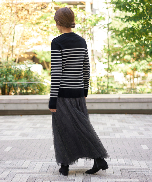 IENA（イエナ） ニット セーター ワイドリブプルオーバー レディース