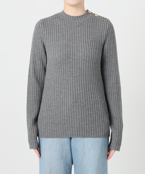 IENA（イエナ） ニット セーター ワイドリブプルオーバー レディース