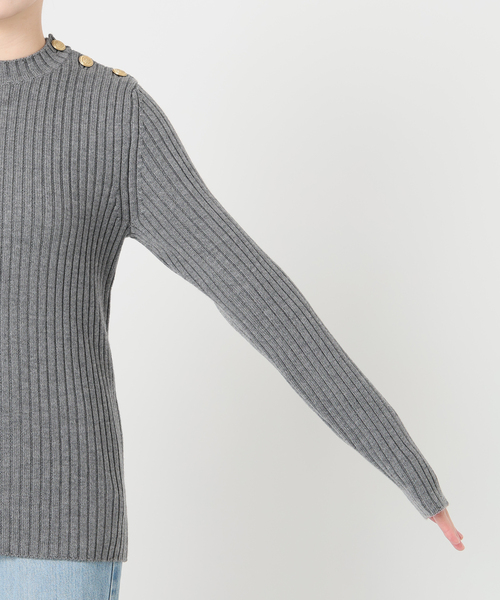 IENA（イエナ） ニット セーター ワイドリブプルオーバー レディース
