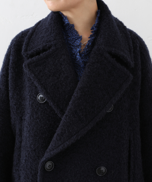 美品 Journal Standard ネイビー ピーコート 追加》尾州ウールスーパー100モッサPコート（ピーコート）｜JOURNAL