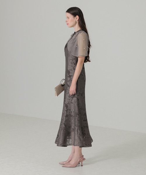 「Leja」 ノースリーブワンピース MEDIUM ブラック レディース_画像6