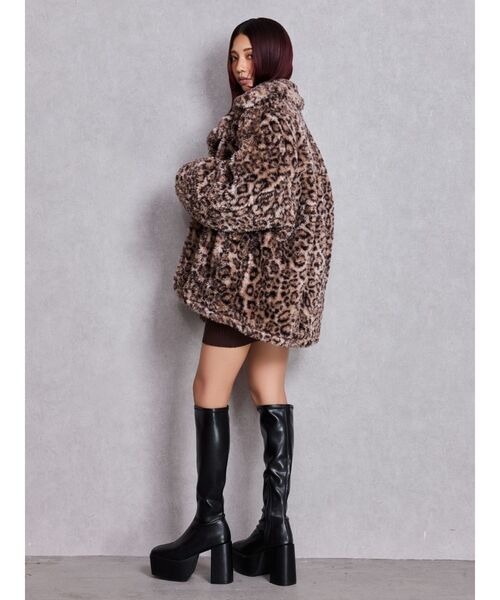 GYDA（ジェイダ） ブルゾン アウター コクーンエコファーブルゾン