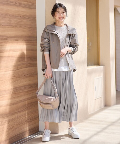 「ANY」 マウンテンパーカー 2 グレー レディース_画像3