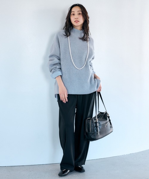 ニット/セーター ella selectshop ANY（エニィ） ニット セーター 「6色展開」ソフトアクリルハイネック