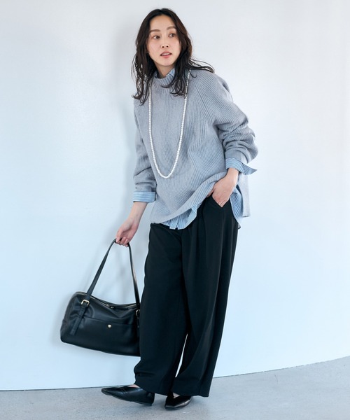 2016完売★Deuxieme Classe ハイネック アゼニットプルオーバー Elura（エルーラ） ニット セーター ハイネックアゼニット/621805