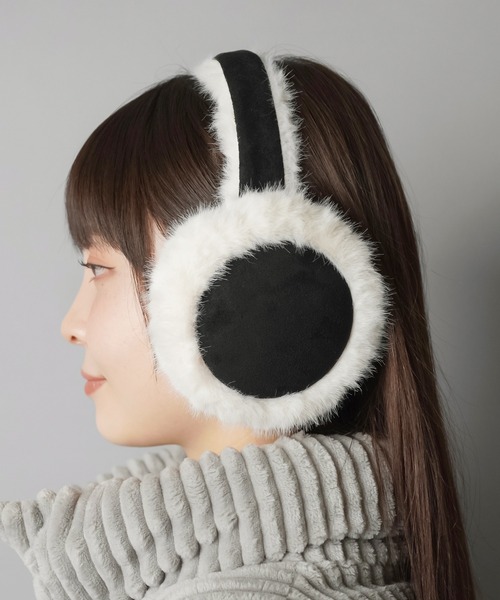 SPINNS（スピンズ） 耳当て イヤーマフ スエードフェイクファー