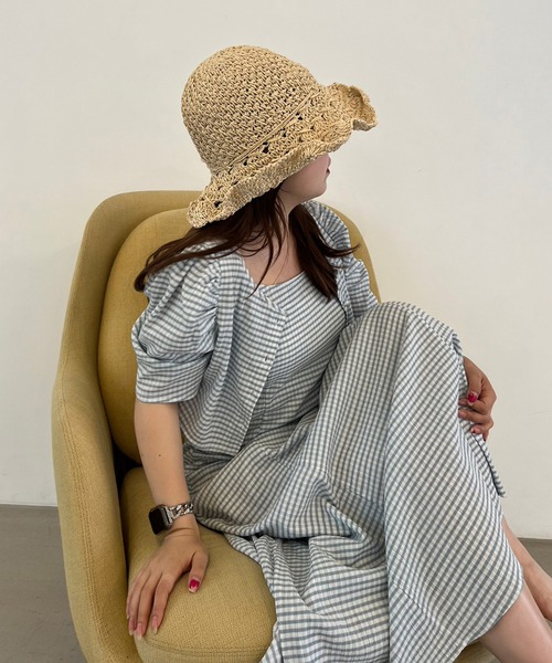 「one after another NICE CLAUP」 コンビワンピース FREE ブラック レディース_画像2