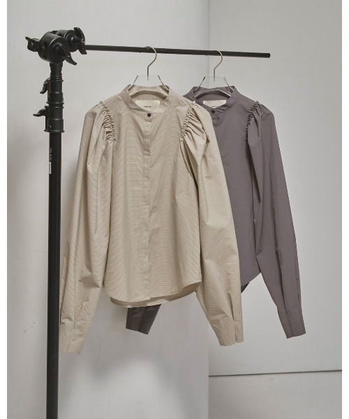 TODAYFUL ブラウス シャツ Puffshoulder Check Blouse レディース