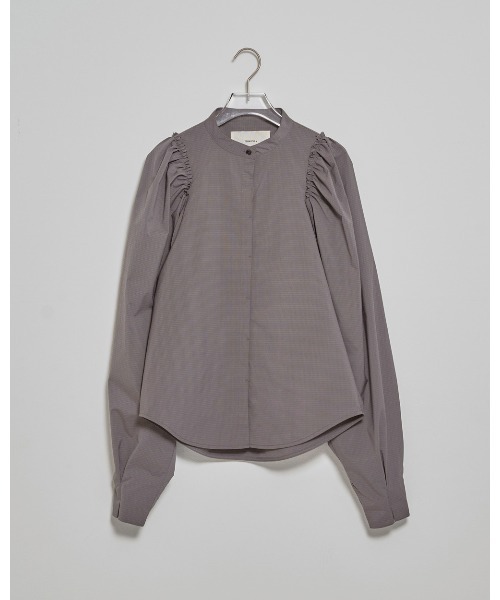 TODAYFUL ブラウス シャツ Puffshoulder Check Blouse レディース