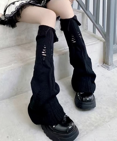 d.i.a レッグウォーマー blackdia ocean（ブラックダイヤオーシャン） レッグウォーマー ルーズ