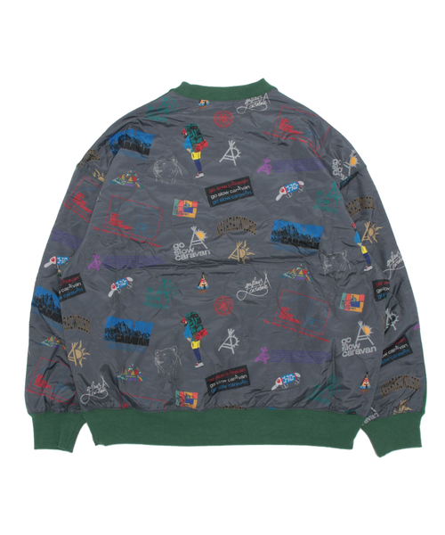 「go slow caravan」 長袖Tシャツ MEDIUM ブラック メンズ_画像4