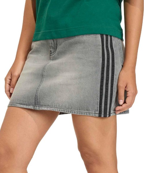 adidas（アディダス） スカート adidas 3 STRIPES SKIRT DENIM