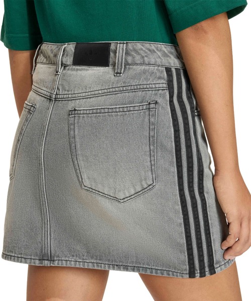 adidas（アディダス） スカート adidas 3 STRIPES SKIRT DENIM