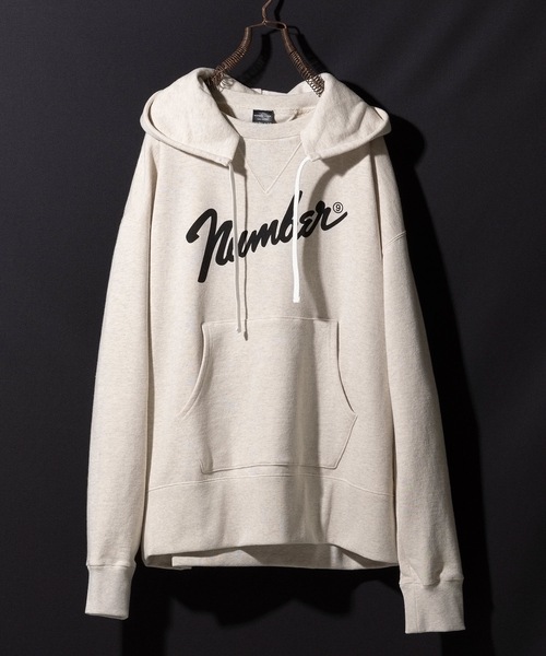 ナンバーナイン　フェンダーロゴ　パーカー　3　ブラック　プルオーバー　フード NUMBER (N)INE（ナンバーナイン） 「NUMBER (N)INE」 プルオーバー