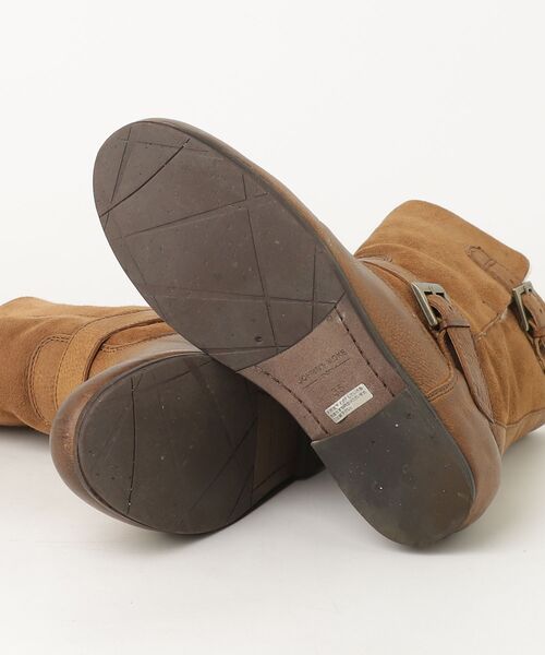 「JOHNNY MOKE」 ショートブーツ 35 ブラウン レディース_画像3