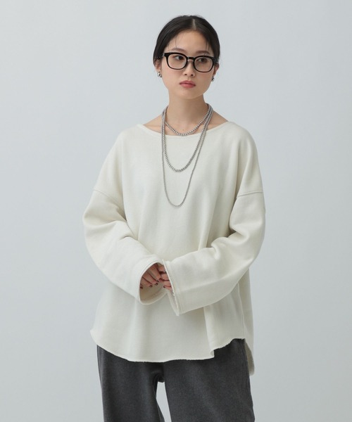 LEPSIM（レプシィム） 裾ラウンド抜け感プルオーバー 134461