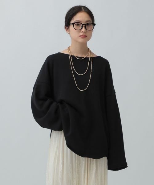 RIzaページ LEPSIM（レプシィム） 裾ラウンド抜け感プルオーバー 134461