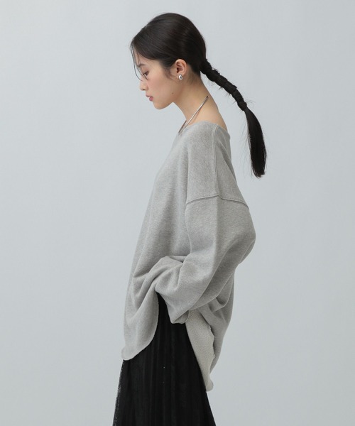 LEPSIM（レプシィム） 裾ラウンド抜け感プルオーバー 134461