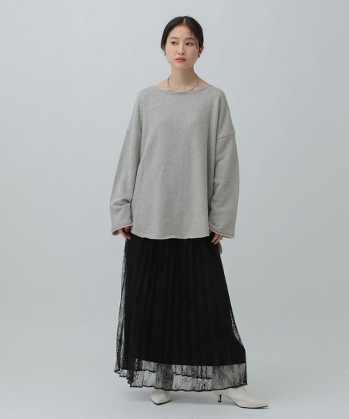 LEPSIM（レプシィム） 裾ラウンド抜け感プルオーバー 134461