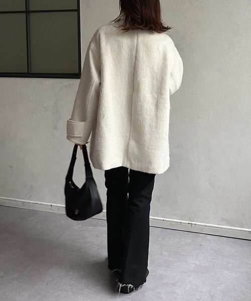 Thevon シャギーミドルコート シャギーミドルコート | Thevon.(ゼヴォン)レディース | PAL CLOSET
