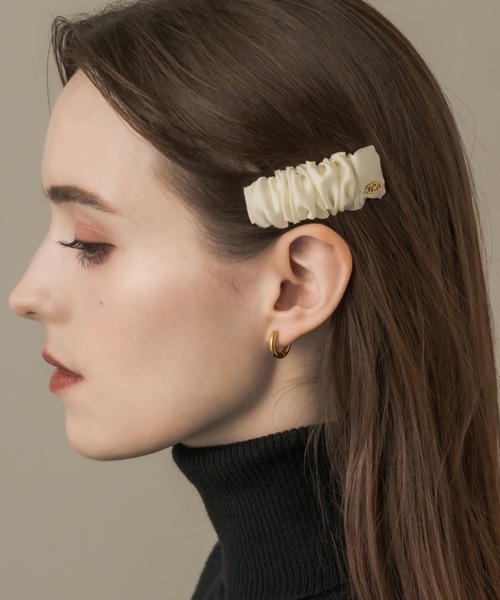 muku ヘアピン 入学式 卒業式 HAIR PIN/LEATHR×SATIN : ZOZOTOWN Yahoo